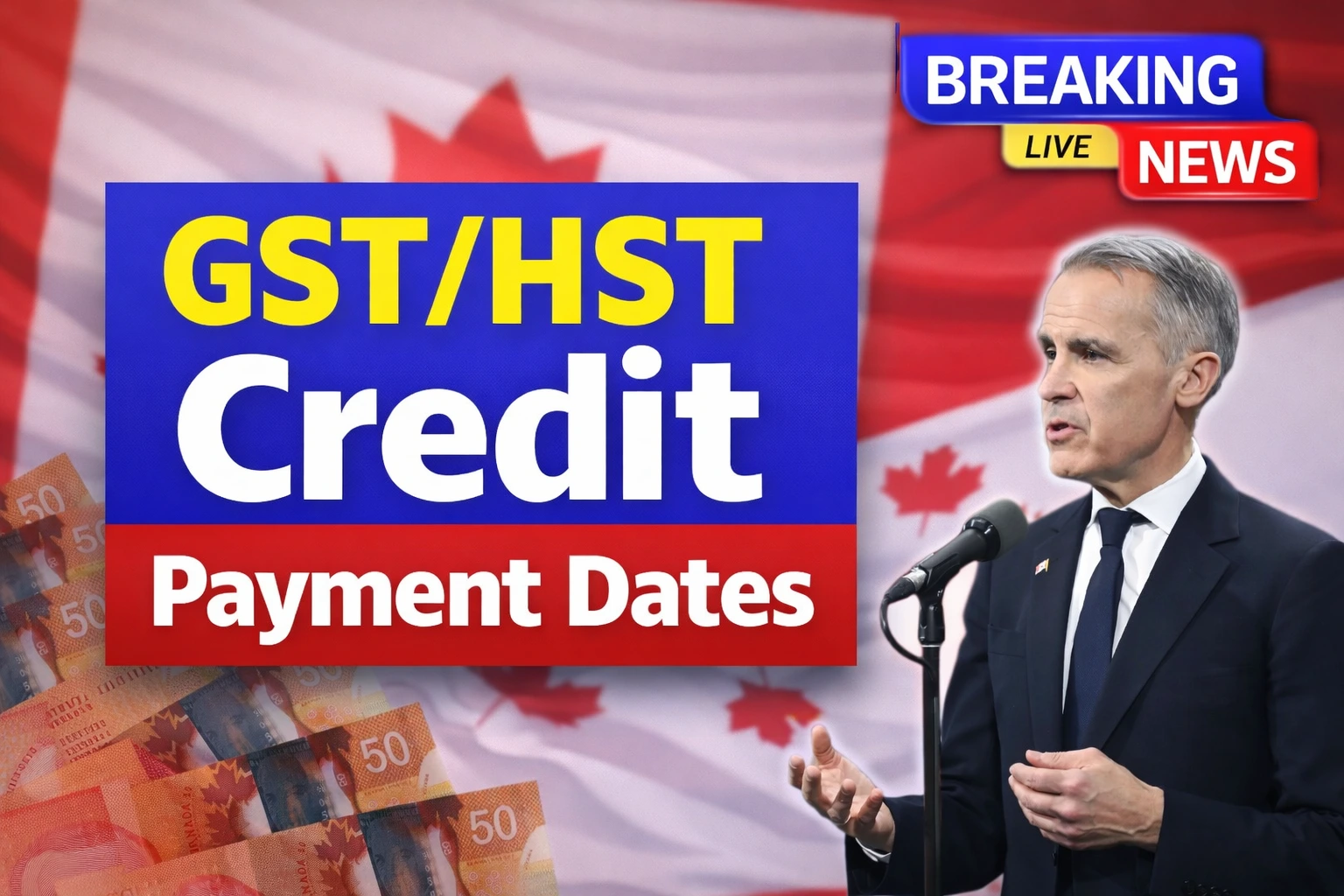 GST HST Credit Payment Dates 2026