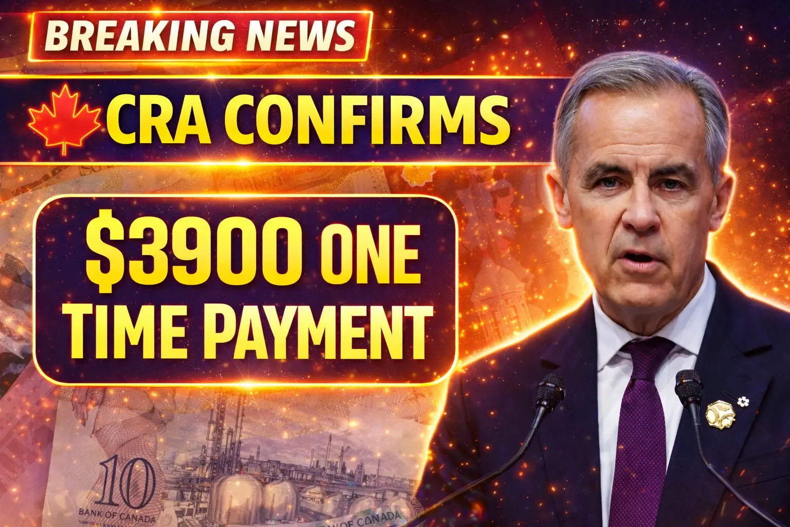 CRA Confirms $3,900 One Time Payment in Canada