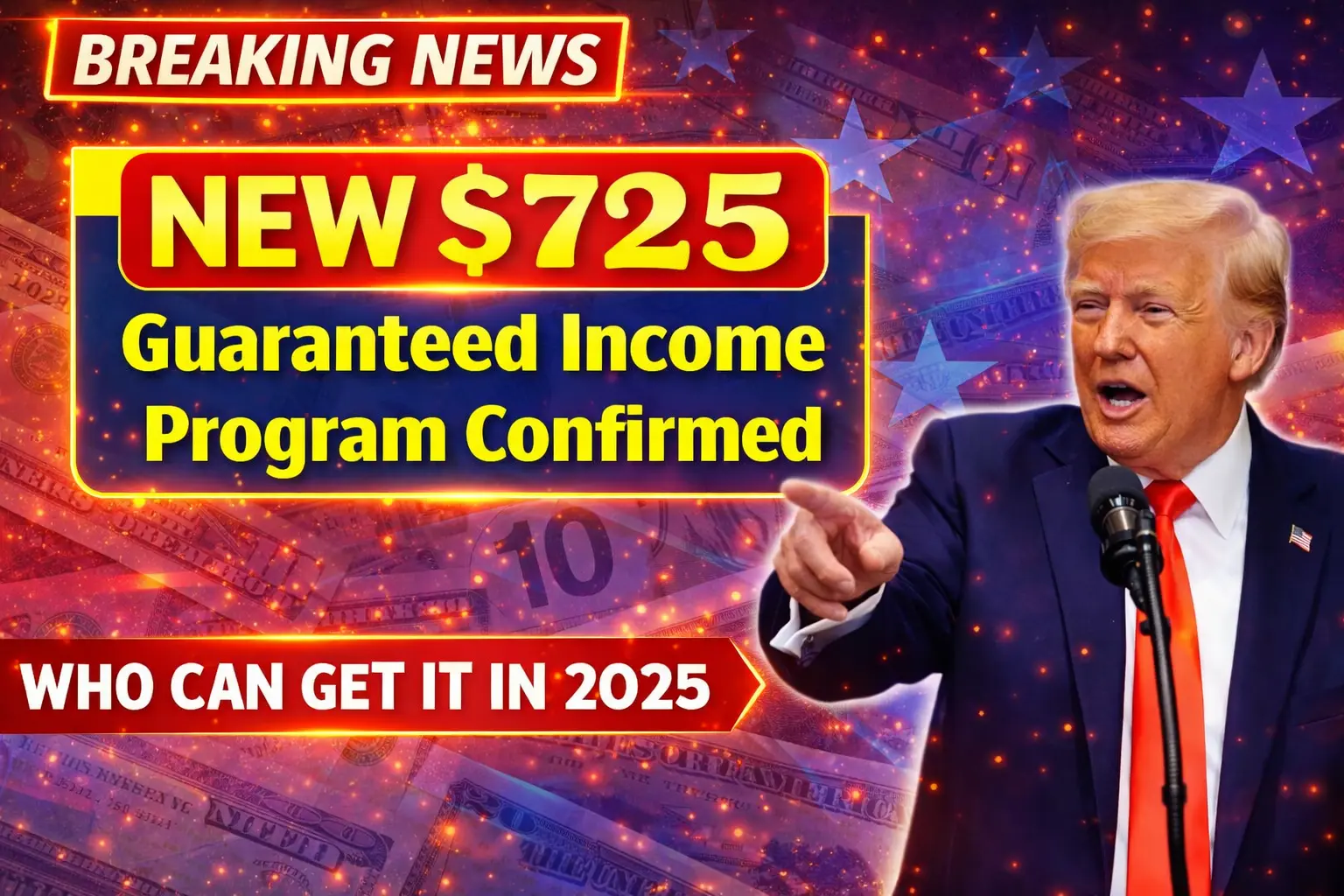 New $725 Guaranteed Income Program Confirmed