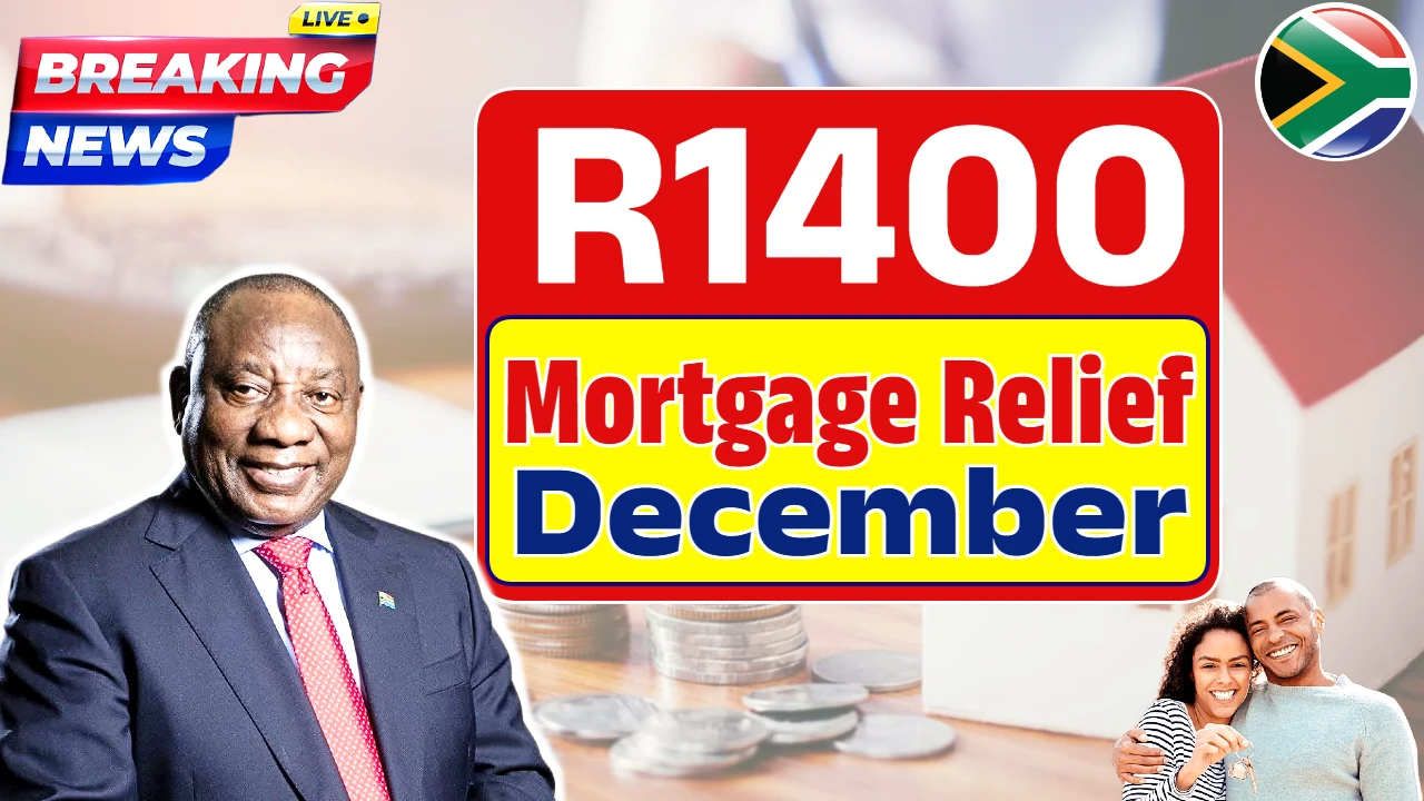 R1400 Mortgage Relief December