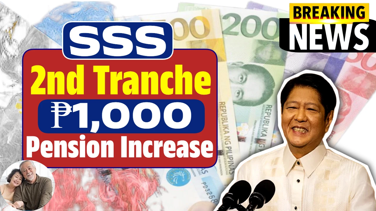 SSS 2nd Tranche 1000 Pension Increase